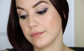 Silver Holo Glitter Cut Crease Tutorial