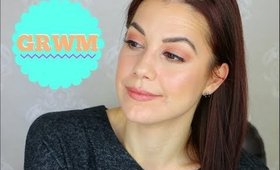 GRWM: Making Old New Again {Soft Peach Tones & Dewy Skin}