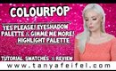 ColourPop | Yes Please Eyeshadow Palette & Gimme Me More Highlight Palette | Tanya Feifel