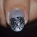 Easy Lace Nail Design