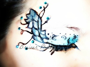 Eye art featuring a dark fairy look.