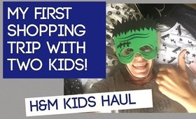 My First Shopping Trip with Two Kids | H&M Kids Haul