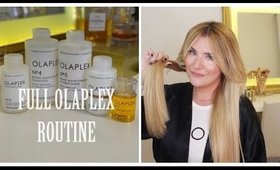 FULL OLAPLEX ROUTINE: How I use Olaplex Nº3, 4, 5, 6 & 7 at home!