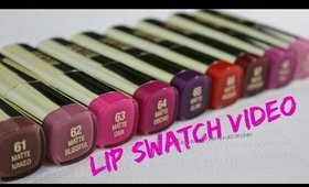 Milani Color Statement  Matte Lipsticks #thepaintedlipsproject