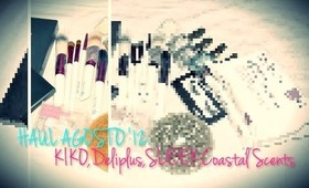 ❤ HAUL (KIKO,Deliplus,SLEEK,Coastal Scents) (Agosto '12) ❤