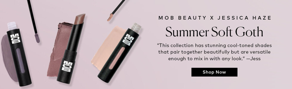 Cool-toned eyes and lips for a hot summer, created with Vegan Pro Artist Jessica Haze. Shop the collection on Beautylish.com