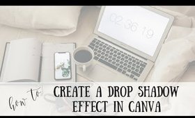 HOW TO CREATE A DROP SHADOW EFFECT IN CANVA | EASY TUTORIAL