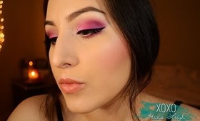 Colorful Valentine's Day Makeup
