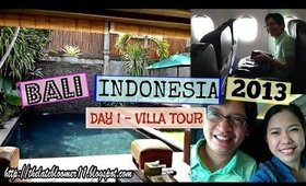 BALI INDONESIA 2013 - DAY 1: VILLA TOUR | THROWBACK VLOG | thelatebloomer11