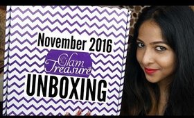 GLAM TREASURE BOX November 2016 | Unboxing & Review | Luxe Travel Edition | Stacey Castanha