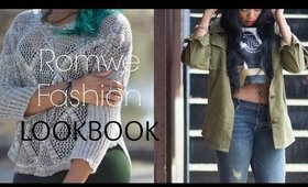 Romwe Winter/Spring Lookbook (Military Green, Loafers & Grey)