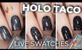 Holo Taco Launch Collection | Live Swatches and Review | NailsByErin