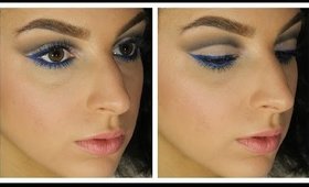 Cut Crease & Royal Blue Liner | Wet N' Wild Makeup Tutorial ♥