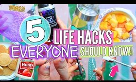 5 LIFE HACKS EVERYONE SHOULD KNOW!! | Spring LIFE HACKS 2017