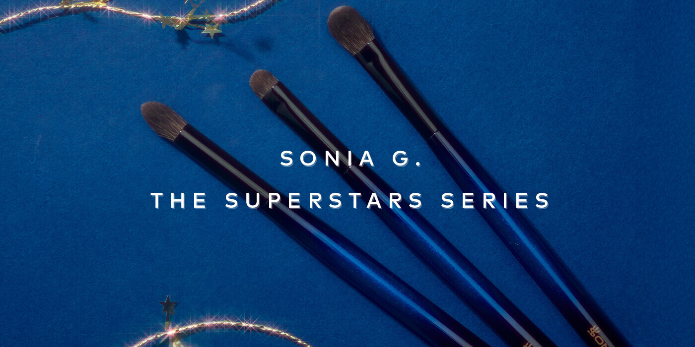 The Superstar series turns customer feedback, past prototypes, and favorite Sonia G. shapes into limited-edition brushes made just once. Shop them now on Beautylish.com