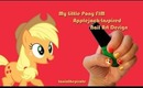 ~ Applejack Nail Art Design ~My Little Pony Tutorial ~