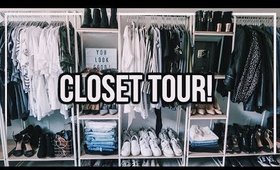 CLOSET ROOM TOUR! 2018 | Huge Walk-In Closet