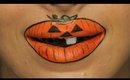 Jack O'Lantern Halloween Lip Art Tutorial ♥