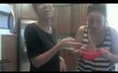 Drunk cooking at its finest W/ sister & mom!!!!