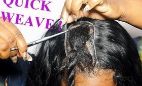 How to do a Pronto / Quick weave ! ♥