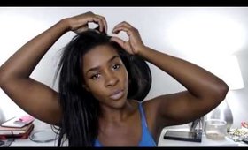Big MESSY Bun with Irresistible Me Clip In Extensions