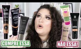 TESTEI UM MONTE DE BASES MATTE NACIONAIS - #QUALEUCOMPRO?