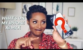 WHAT'S ON MY IPHONE XS MAX + GIVEAWAY!!! | DIMMA UMEH