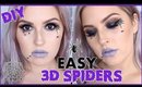 DIY Realistic Spiders! 🕷💕 FULL FACE Halloween Makeup Tutorial! ☑️ EASY