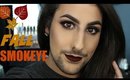 Fall Smokeye w/ POP of Glitter Makeup Tutorial | Talk Thru