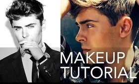 ZAC EFRON MAKEUP TUTORIAL (Well, not really!)