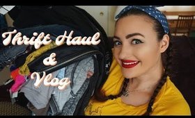 THRIFT VLOG and HAUL TO RESELL ON EBAY and POSHMARK | FIRST TIME AT SALVATION ARMY