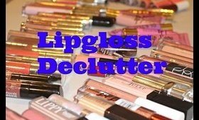 68 LIP GLOSSES  : Declutter with Me !!!!!