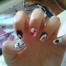 2NE1 nails left hand