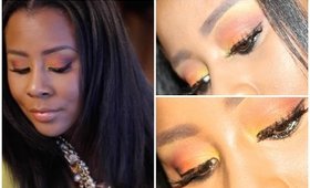 Summer Orange eyeshadow/Hair Extentions (irresistible ME)