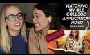 REACTING TO MY OLD COLLEGE APPLICATION VIDEO (I was rejected) | AYYDUBS