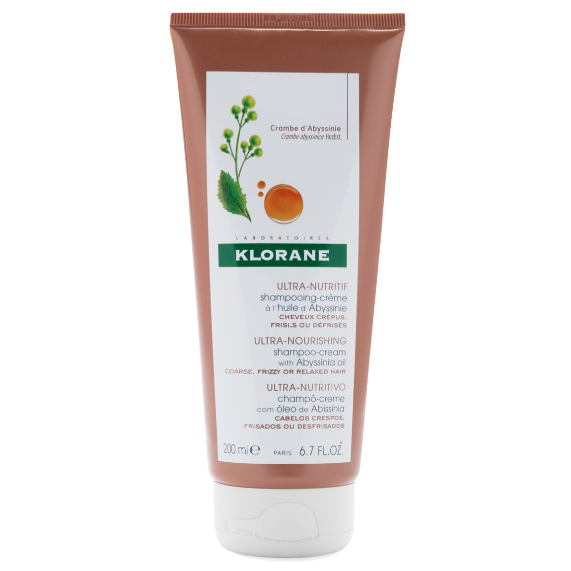 Klorane Shampoo-Cream with Abyssinia Oil alternative view 1 - product swatch.