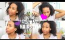 Half Up Half Down | Curly HairStyle