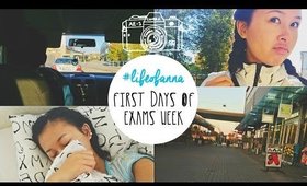 First Days Of Exams Week | Weekly Vlog 3 #lifeofanna