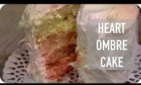 DIY Heart Ombre Cake {for Valentine's Day} | Loveli Channel 2015