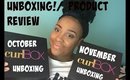 November & October Curlbox Unboxing + Product Review!
