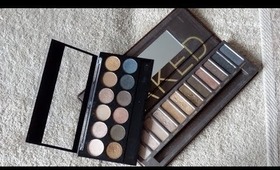Urban Decay Naked vs Mua Undressed review