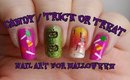 Halloween Candy / Trick or Treat Nail Art | Stephyclaws