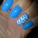 baby blue nails 