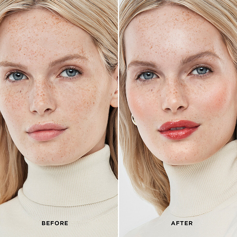 Model with Before-After Looks using the Deer Palette