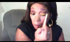 Purple Heart a eye  tutorial♥♥♥