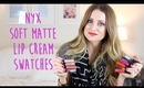 Huge NYX Giveaway & NYX Soft Matte Lip Cream Swatches