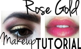 Rose Gold Makeup Tutorial