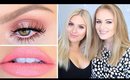 Perfect Peach Makeup ♡ Get Ready With Me & Sally Jo!