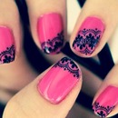Pink nails 😍💅💕💖