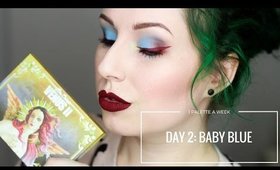 LIMECRIME VENUS II - DAY 2: BABY BLUE | 1 PALETTE FOR A WEEK